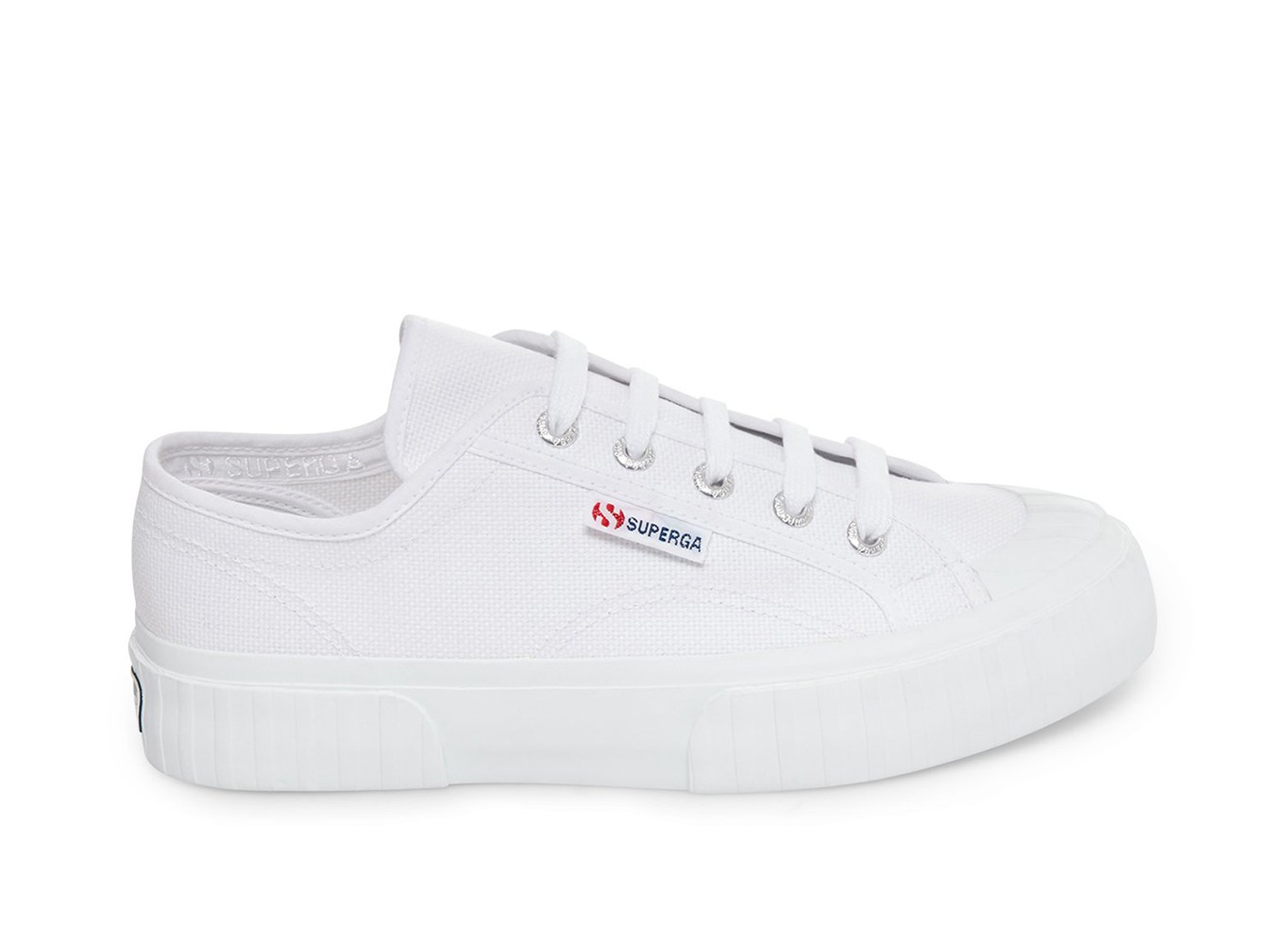 Espadrille Feminino Branco - Superga 2630 Stripe - JOZSX-3584